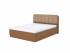 160-200 Кровать Wood Home 2 с подъемным механизмом Антик (сосна) с брашированием/Бежевый (Terra-101)