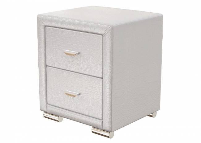 Тумба Orma Soft 2, цвет: Экокожа Кайман белый Тумба Orma Soft 2, цвет: Экокожа Кайман белый