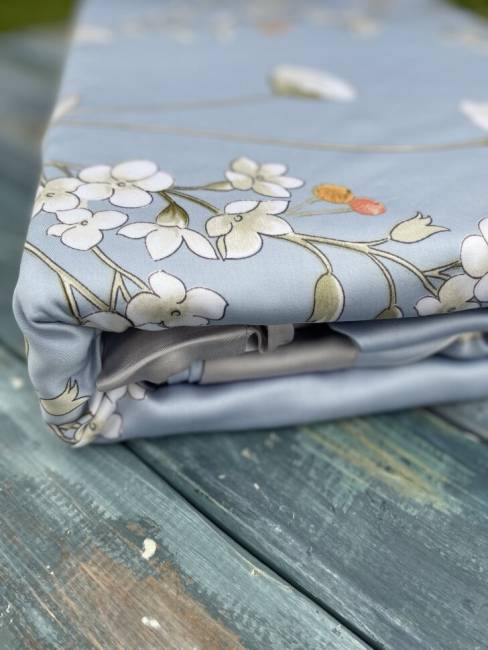 Комплект постельного белья из тенселя Серый 