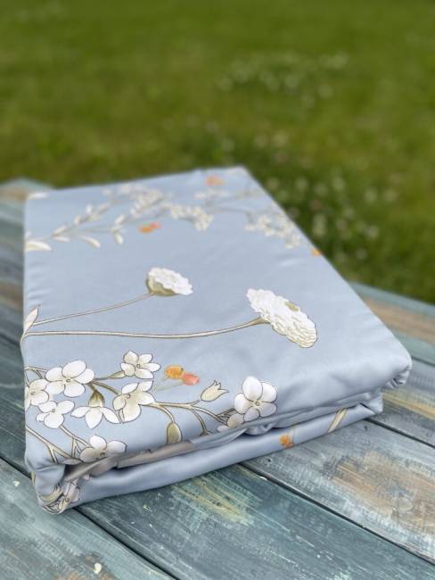 Комплект постельного белья из тенселя Серый 