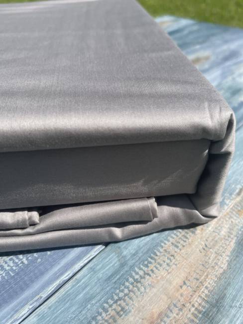 Комплект постельного белья из хлопка Серый