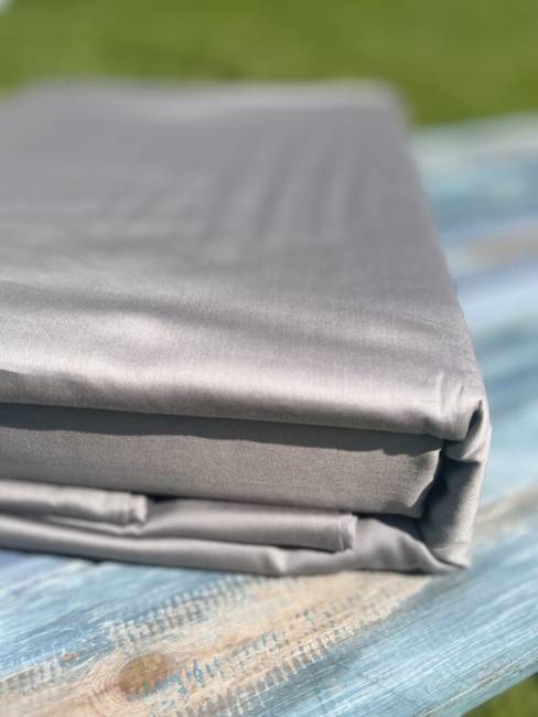 Комплект постельного белья из хлопка Серый