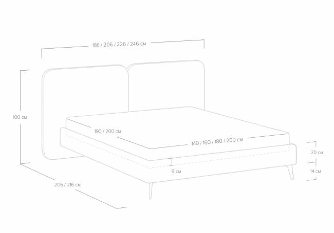 Кровать Brooklyn Кровать Brooklyn