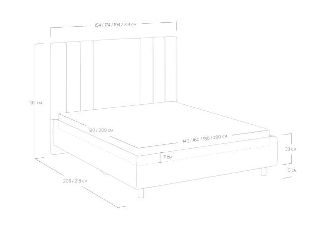 Кровать Agnes